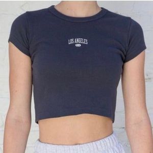 Brandy Melville Los Angeles Baby Tee
